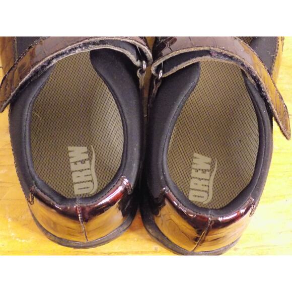 Drew Dark Rose Leather Alligator Print Mary Jane Shoes Women’s Size 9.5 14375-6P - Picture 5 of 6